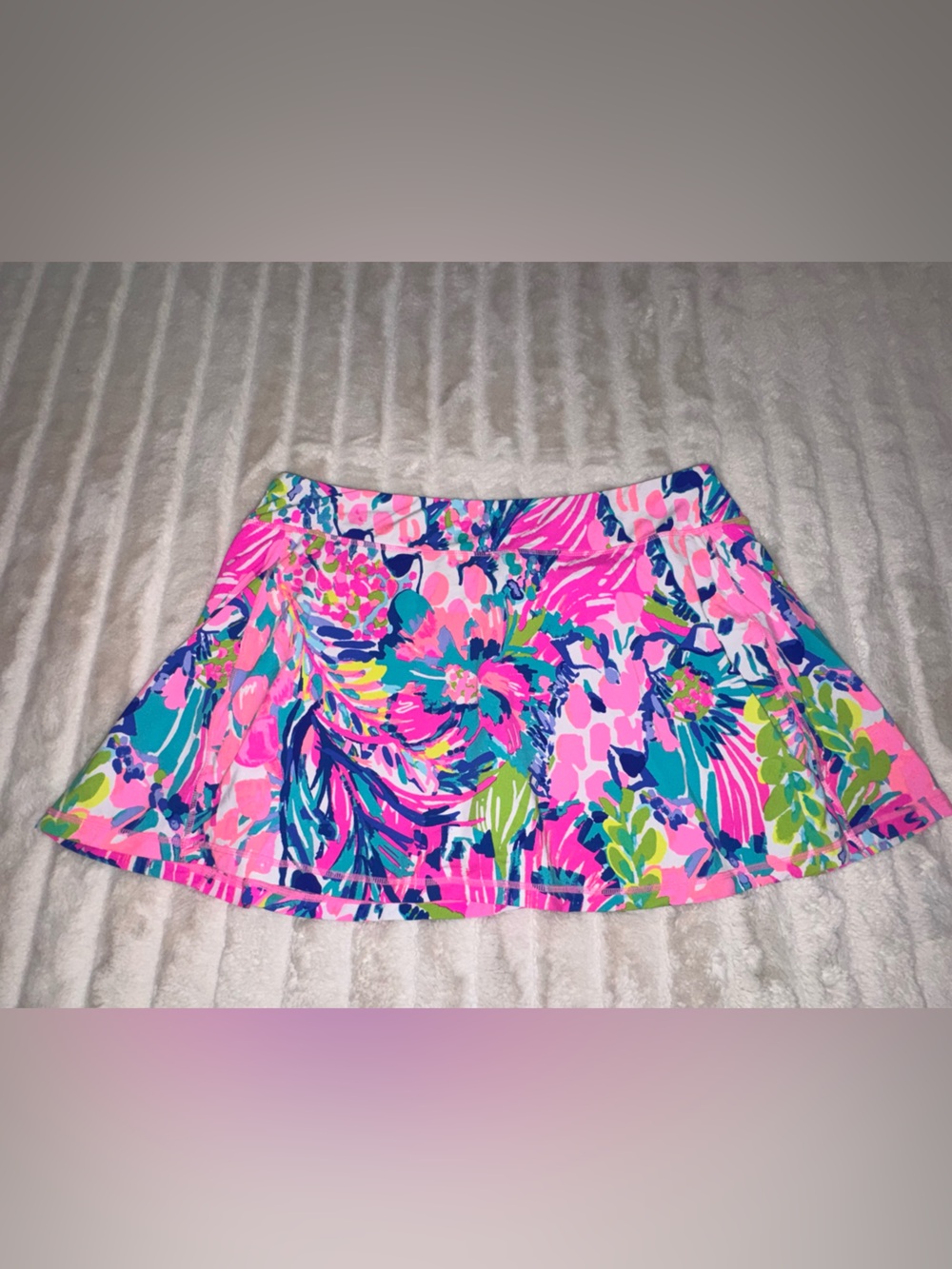 Lilly Pulitzer LOT of 4 Colorful Luxletic Vibrant Resort Beach Skorts, sz XL - Picture 9 of 11